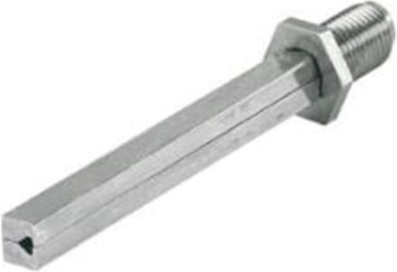 HOPPE Krukstift  8x  80 mm  M12  f/dw  deurdikte 52 - 57 mm
