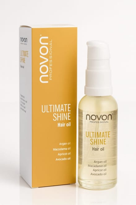 Novon - Ultimate Shine Haarolie - 30ml - Met Argan- Avocado- en Macademia olie