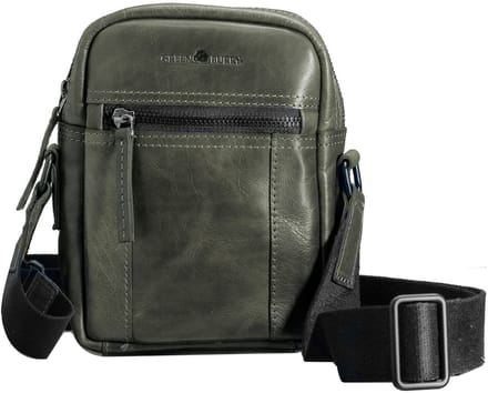 GREENBURRY schoudertas Newport Crossover Bag British Green olijfgroen