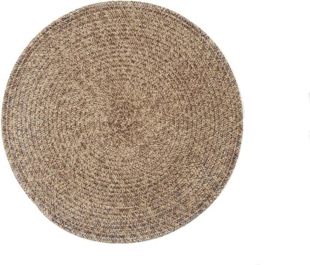Placemat MELANGE rond, SET/6, dia 38cm, zand