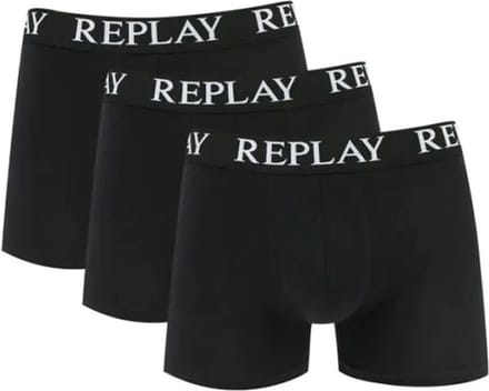 Replay Men´s Boxer Short (3 Pair Box) RP101102 - Black/Black/Black - S