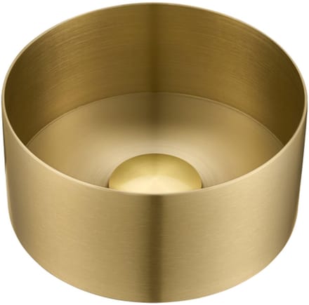 FugaFlow Eccelente Ferro Waskom - 21x21x10 - RVS - Geborsteld messing (goud)