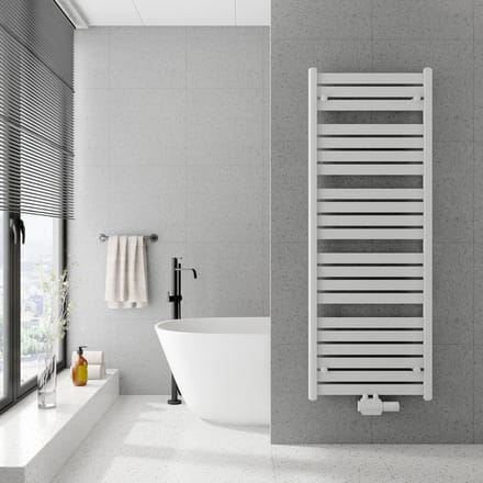 Radiatorconnect Designradiator Berlin – Wit – Middenaansluiting – 500 x 1200 mm.