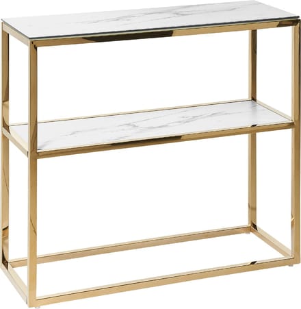 AZUSA - Consoletafel - Wit - Veiligheidsglas