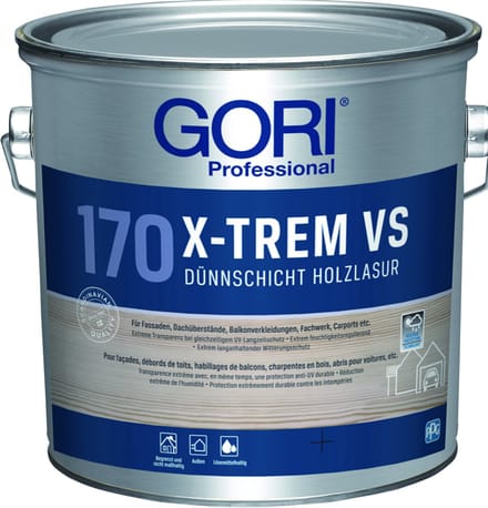 Gori - beits - 170 X-Trem DS - kleurloos transparant 2,5 l - buiten, vocht en uv