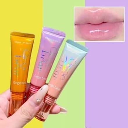 Gege Bear - BUY 3 GET 40% OFF - Fruit Extract Color-changing Lip Balm - 3 Colors #03 Grape - 10g