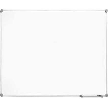 Whiteboard 2000 MAULpro, frame platijnagrijs, 1200 x 900 mm, geëmailleerd oppervlak