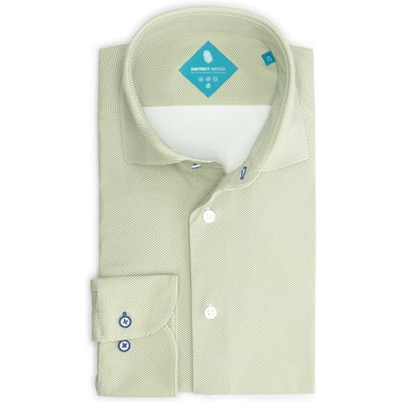 District Indigo Performance Overhemd Print Green (7.21.025.750 - 374)