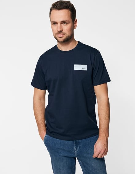 Mexx Crewneck T-shirt Navy - Maat M
