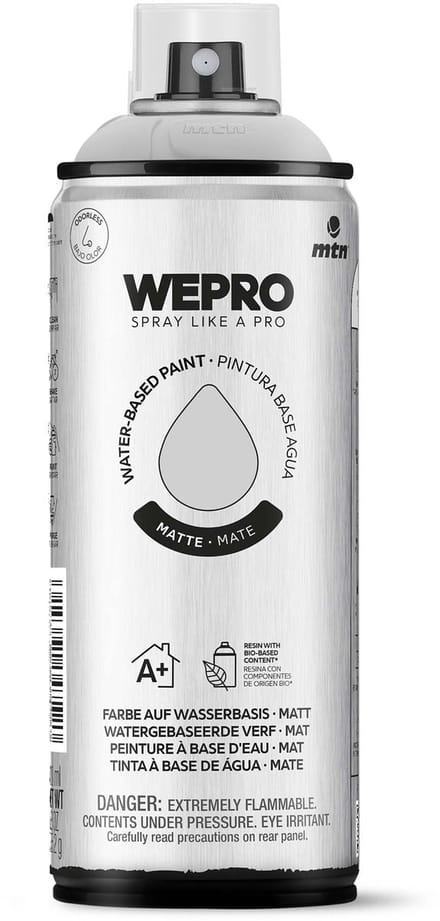 SpuitbusGrijs Halo Mat MTN WEPRO WATER-BASED PAINT 400ML