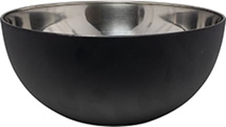 Schaal - Rvs - Ø23X11Cm - Mat - Zwart