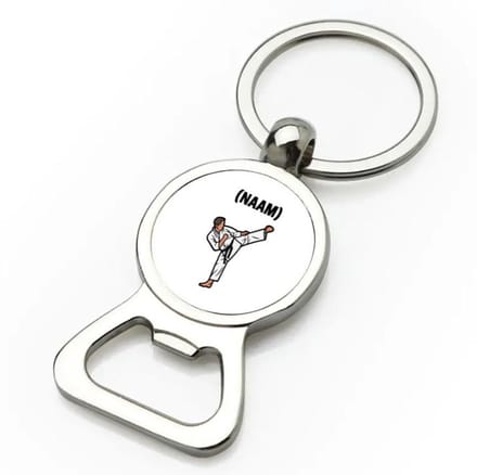 Akyol - karate met eigen naam flesopener - Sport - karateka - sport - 9 bij 3 cm