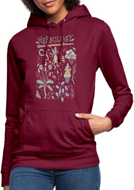 Harry Potter Herbology Botanisch Kruiden Ontwerp Hoodie Dames
