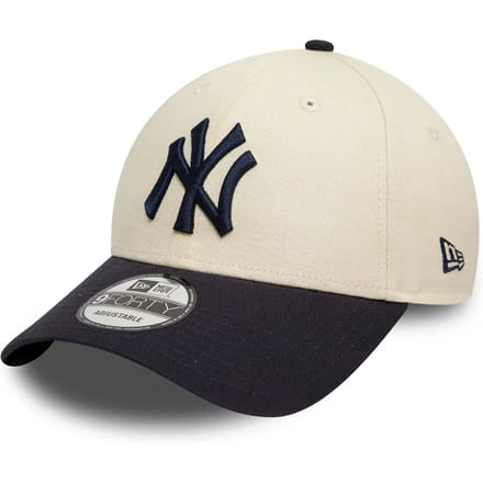 New Era - New York Yankees Colour Block Cream 9FORTY Adjustable Cap