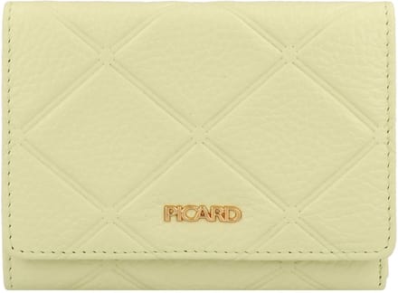 Picard Portemonnee RFID-bescherming Leer 12.5 cm - Dames - Horizontaal - limoncello
