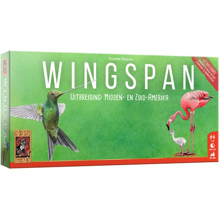 999 Games - Wingspan uitbreiding: Midden- en Zuid-Amerika Bordspel