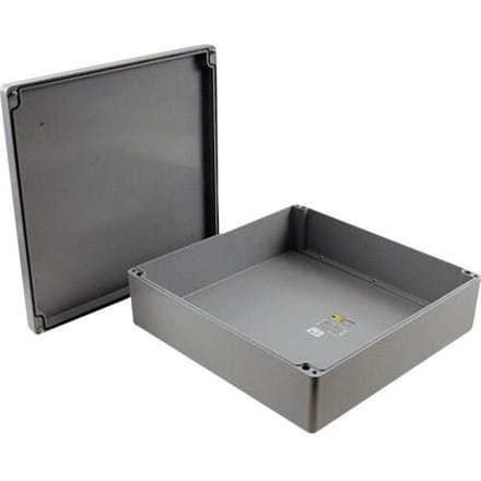 Hammond Electronics 1590ZGRP253 Universele behuizing 405 x 400 x 120 Polyester Grijs 1 stuk(s)