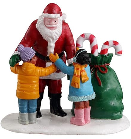 Lemax - Santa Gets A Hug