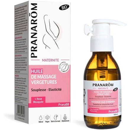 Pranarôm Zwangerschap Massageolie tegen Striemen Bio 100 Massage-olie