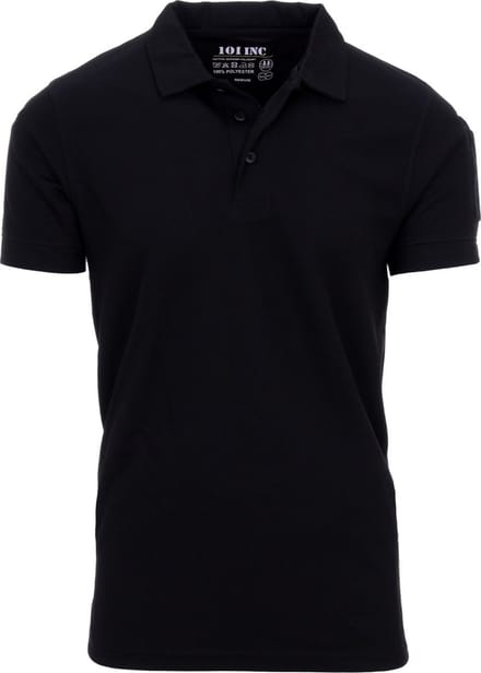 101 INC - Tactical polo Quick Dry (kleur: Zwart / maat: XL)