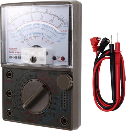 Analoge Multimeter - Meter Tester - Spanning Meten - Mechanische Wijzer - 16 cm - Grijs