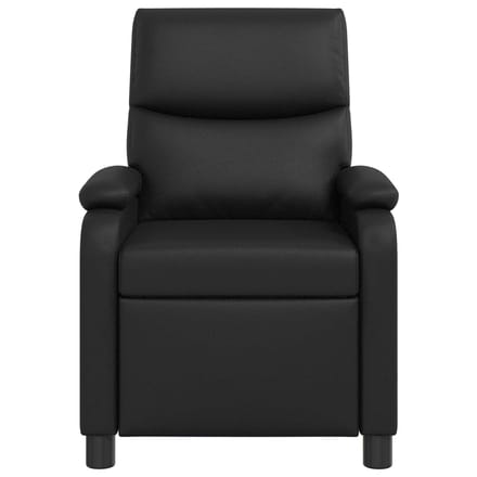 vidaXL - Recliner - Zwart - Kunstleer