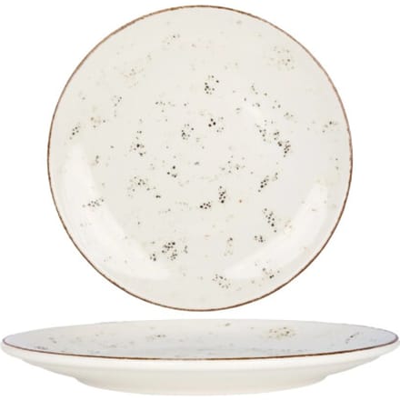 Bonna Dessertbord - Grain - Porselein - 23 cm - set van 6