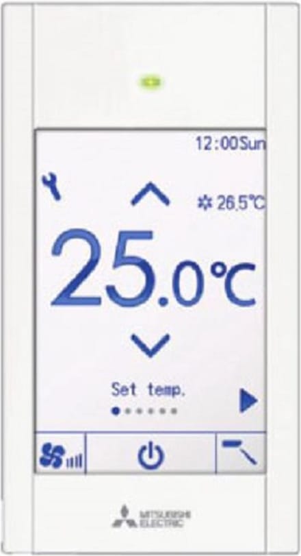 Mitsubishi Electric PAR-40MAA -afstandsbediening Bedraad - Airco Drukknopen