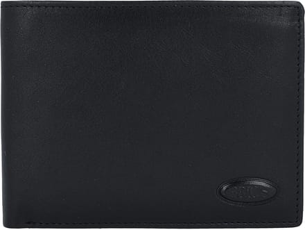 Bric's Monte Rosa Portemonnee RFID Leer 12,5 cm - Jongens - Horizontaal - schwarz