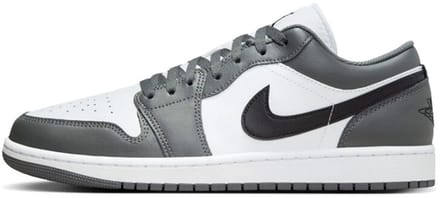 Air Jordan 1 Low Iron Grey Black Heren Sneakers Wit 553558-152 40