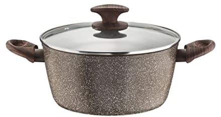 Antiaanbak Braadpan 28 cm met Glazen Deksel
