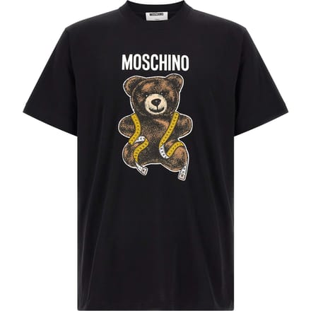 Moschino Zwarte Katoenen T-Shirt