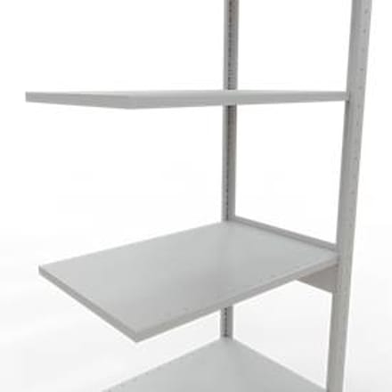 SCHULTE Lagertechnik - Insteekbevestiging met lengtebout - 2500x750x500 mm, type 150 kg