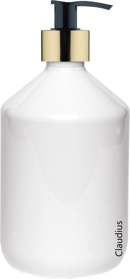 Lege Plastic Fles Apothekersfles 500 ml PET - Wit - met gouden pomp - set van 10 stuks - navulbaar - leeg
