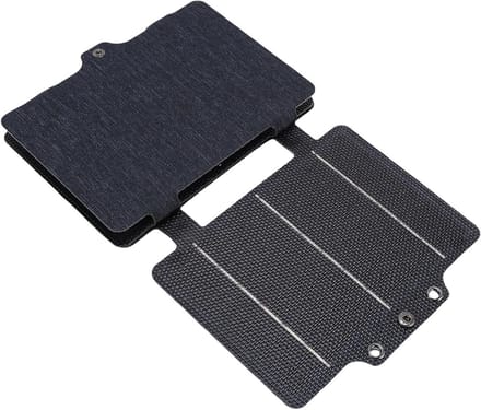 Draagbare Zonneoplader - Universele Oplader - Opladen Buiten - Flexibel Zonnepaneel - 20W 5V - Zwart