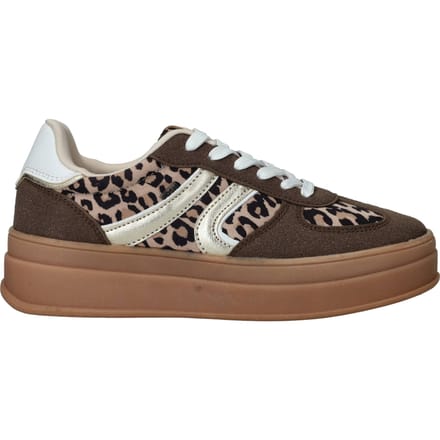 POSH by Poelman Sneakers - Dames - Bruin - Maat:41