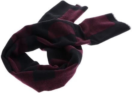 HUGO sjaal Martyn Scarf Dark Red zwart