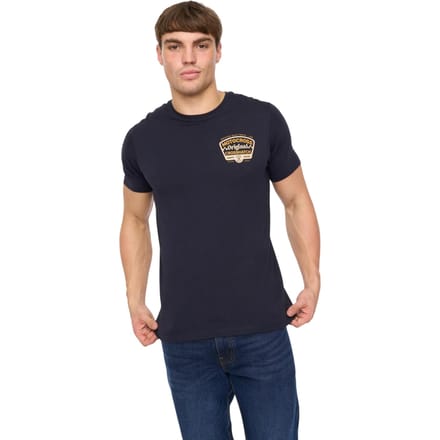 Crosshatch Heren Motorcross T-Shirt (Marine)