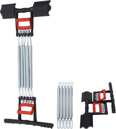 Veertrainer - Krachttrainer Borst - Spieropbouw Thuis - 3-in-1 Multifunctioneel - 1124 gram