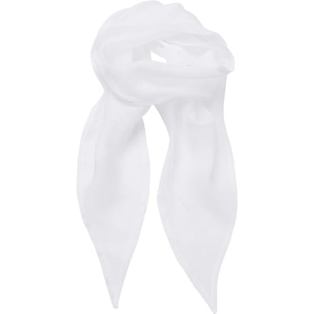 Premier Dames/vrouwenwerk Chiffon Formele Sjaal (Wit)