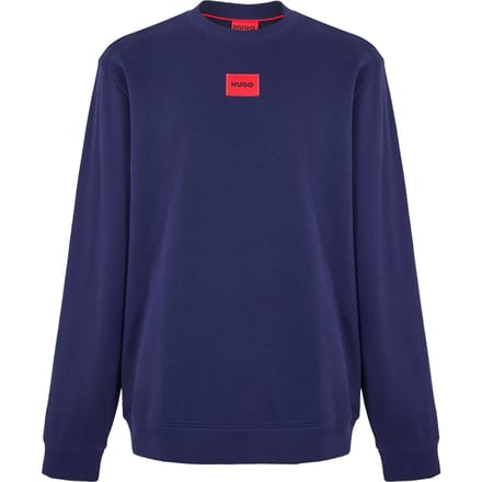 Hugo Heren Diragol Sweatshirt met ronde hals (Marine)