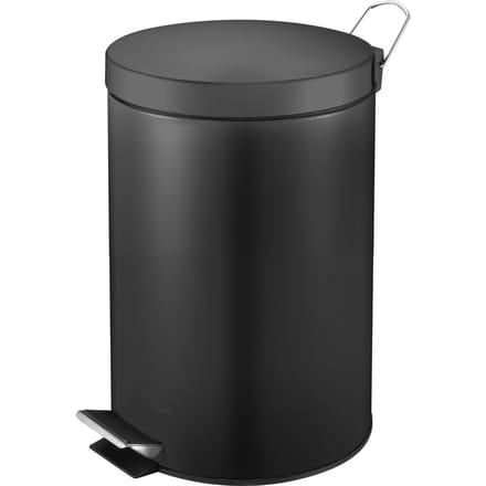 V-Part - Pedaalemmer 20 liter - Steel Plastic - zwart - Prullenbak