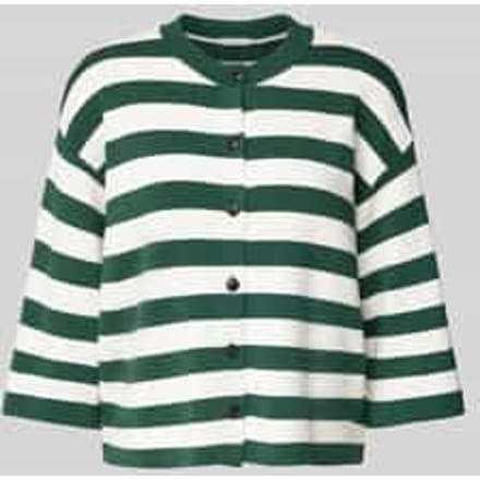 Relaxed fit gebreid jack van viscosemix