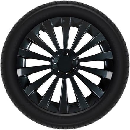 Wieldoppen set - 14 inch – Meridan zwart (4 stuks)