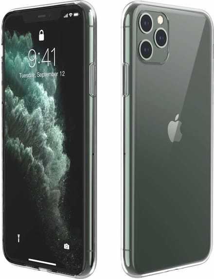 ShieldCase Ultra thin silicone hoesje geschikt voor Apple iPhone 11 Pro - transparant - perfecte pasvorm - optimale bescherming