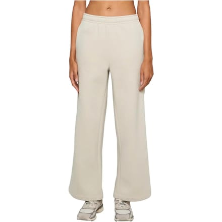 Urban Classics - Fluffy wideleg Dames joggingbroek - 4XL - Grijs