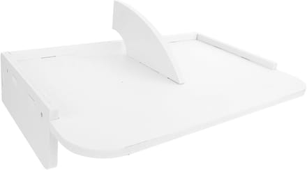Projector Opbergsteun - Wandmontage Houder - Netjes Thuis - Ponsvrij Ontwerp - 34 x 24 x 7 cm - Wit