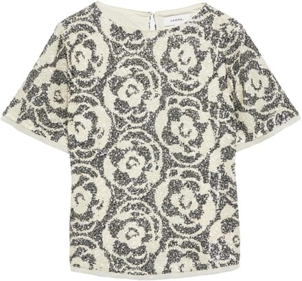 Glitterende Korte Mouwen Blouse Dames COMMA