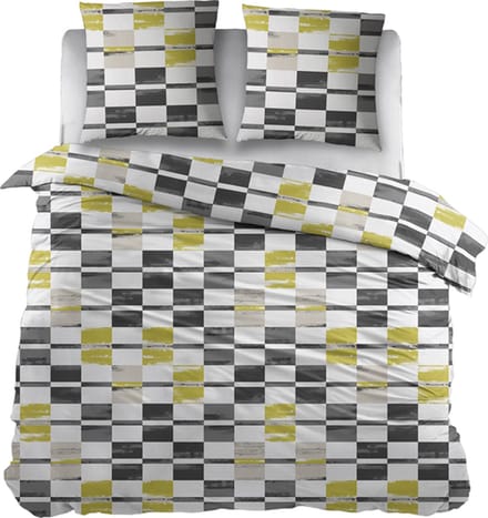 Snoozing Bibi Dekbedovertrek - Extra breed - 260x200/220 cm - Antracite