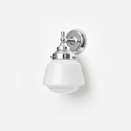 Wandlamp High Button Royal Chroom - Art Deco Trade